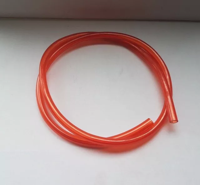 Rot PVC Schlauch/Kühler Überlauf 6mm Id X 9mm Od X 1mtr Lang