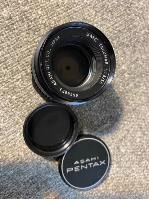 PENTAX TAKUMAR 55mm F/1.8 MF Standard Lens / M42 screw mount