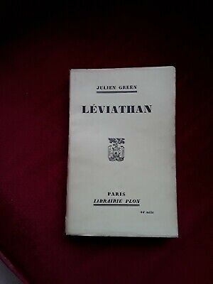 EDITION LIMITEE . LEVIATHAN DE JULIEN GREEN  .1929 ROMAN 
