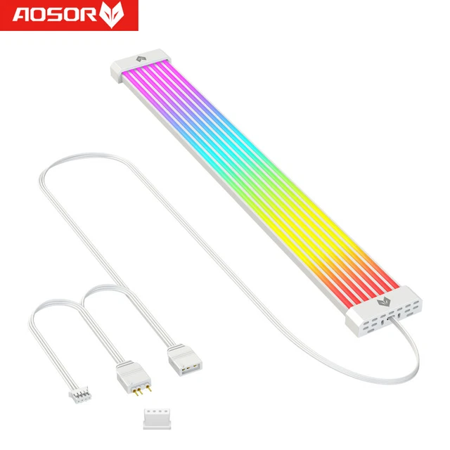 COOLMOON AOSOR LED Light Strip 5V ARGB Aura Sync Strip Light Bar DIY