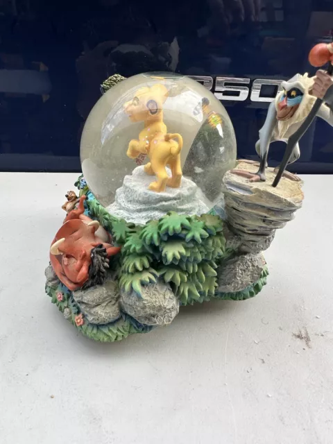 Lion King & Friends Musical Snow Globe 6 in 1994 I Just Can’t Wait To Be King 2E