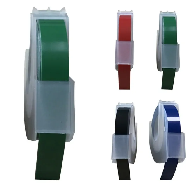 Bande d'étiquette 9mm Bureau Magasin Plastique PET Multicolore Durable