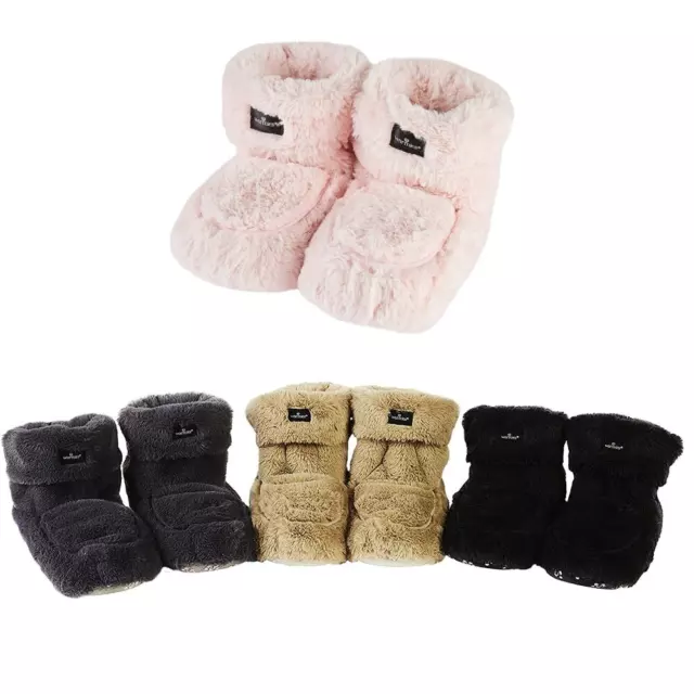 Warmies Luxury Heatable Boots with Relaxing Lavender Microwaveable