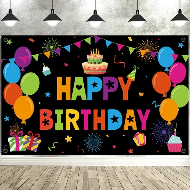 Toile De Fond Anniversaire Football 2,1x1,5m - Décoration Fête, Terrain Vert, Idéal Pour Photos Et Décoration Murale - 12