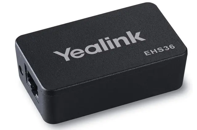 Yealink EHS36 IP Phone Headset Adapter for Plantronics Jabra Sennheiser Wireless