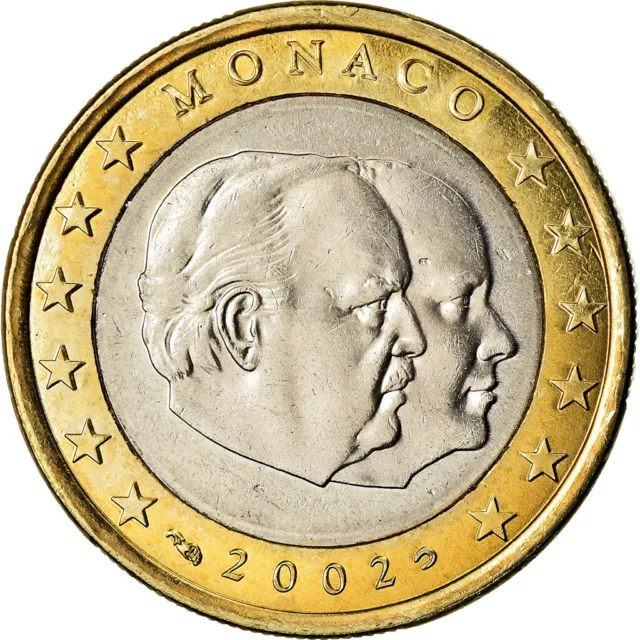 [#761161] Monaco, Euro, 2002, SPL, Bi-metallico, KM:173