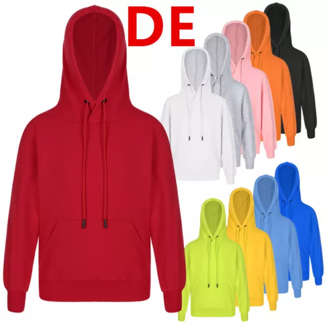 DE Kinder Jungen Hoodie Sweatshirt mit Kapuze Langarm Kapuzenshirt Pullover Top