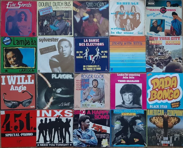 LOT VINYLES 40 x 45 TOURS