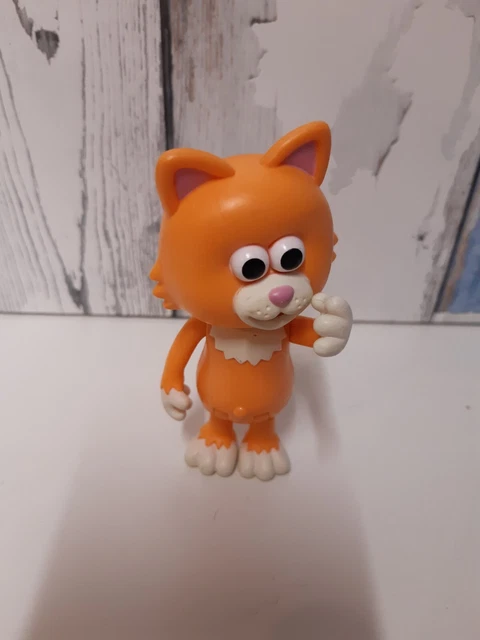 CBEEBIES TIMMY TIME Mittens Cat Poseable Toy Figure Aardman Vivid 
