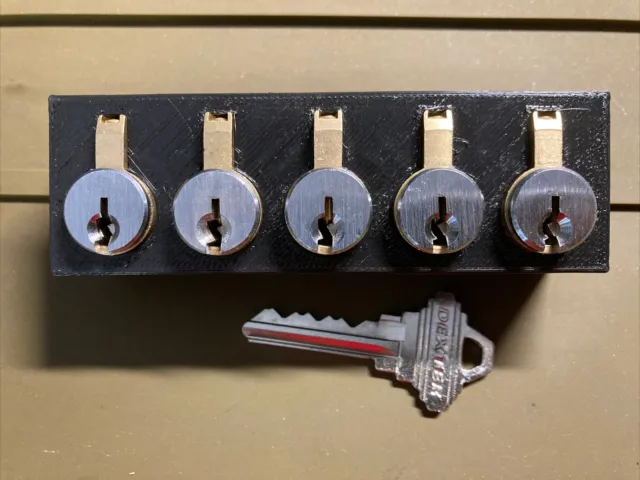 Schlage keyway progressive pinned locks