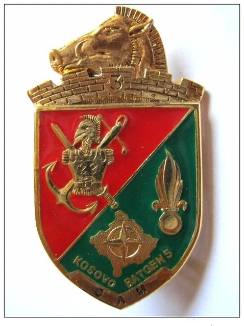 MILITARIA ANCIEN INSIGNE 44e REGIMENT DE TRANSMISSION MUTZIG (67