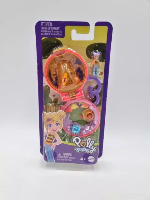 Polly Pocket Tiny is Mighty - Bienenhaus - Schatulle Mini Spielset - NEU S100 -