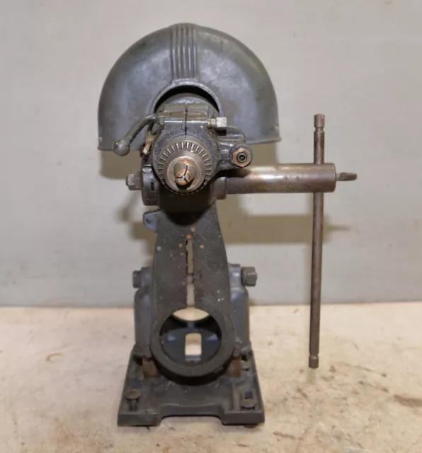 Vintage Delta DP220 14" bench drill press quill head chuck guard  2 3/4 shaft