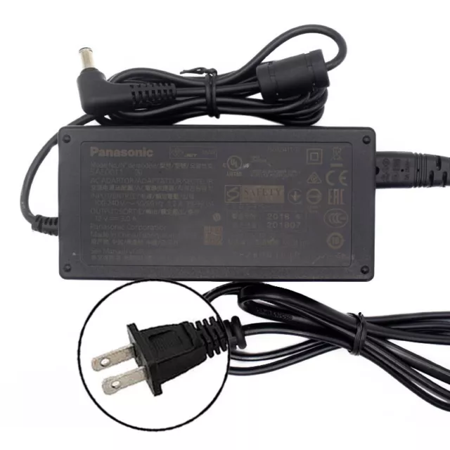 Power Supply US PLUG Adapter Charger For Panasonic AG-AC90 AG-DVX200 Camcorder