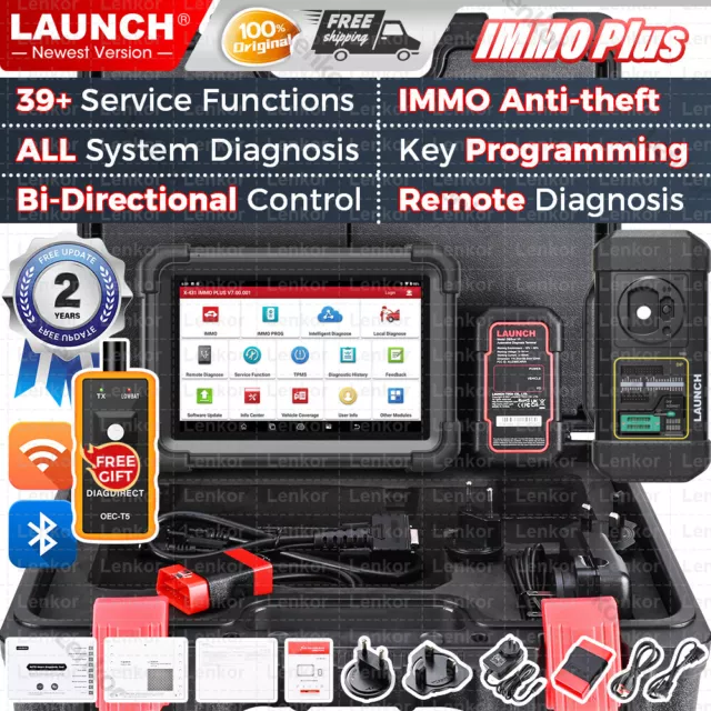 2024 LAUNCH X431 IMMO PLUS Key Programming Tool Full System Diagnostic Scanner