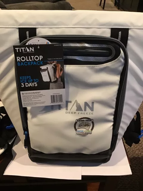 ARCTIC ZONE TITAN Deep Freeze 13qt Roll Top Cooler Backpack $30.00 ...