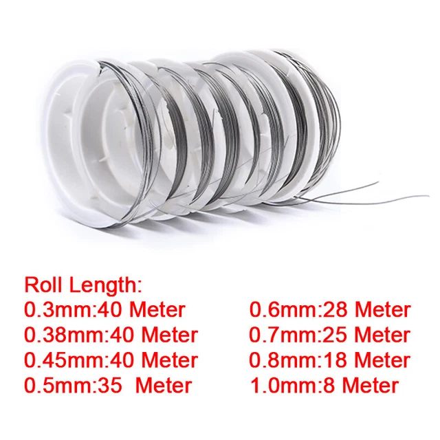 1 rollo de alambre de cuentas cola de tigre línea de acero inoxidable para hacer joyas hágalo usted mismo artesanía y