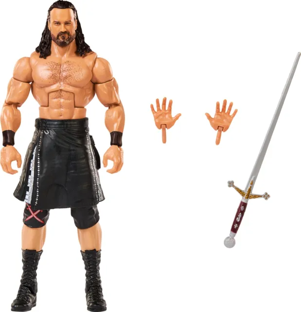 Mattel WWE Drew McIntyre Elite Collection Action Figure with Accessories, Art...