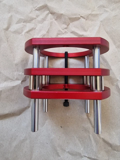 Router Table Lift System 4 Jaw Clamp Router Lift Base with Handle for 64mm To 66mm Machine