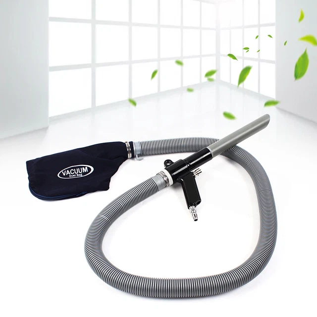 DUAL FUNCTION PNEUMATIC Air Blow Gun Vacuum Suction Dust Blower Cleaner