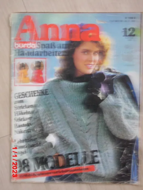 ANNA Burda Spass an Handarbeiten 12/83 98 Modelle