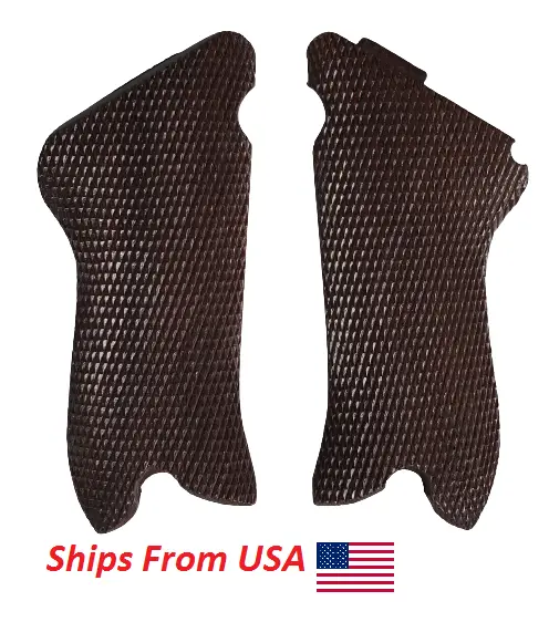 Wwi Wwii German P08 P-08 Luger Wooden Pistol Grips -Pair