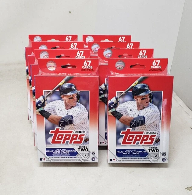 2023 TOPPS BASEBALL Series 2 Factory Sealed 67 Cards (8 Hanger Boxes