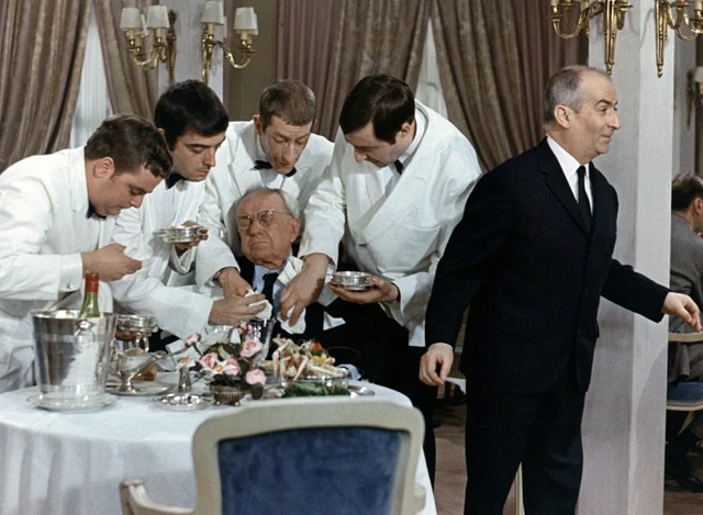 PHOTO LE GRAND Restaurant - Louis De Funes (P2) Format 20X27 Cm EUR 8