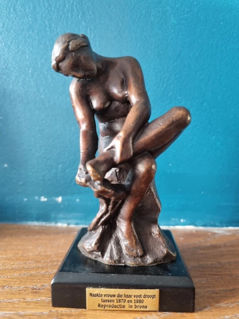 STATUETTE DE FEMME après Paul Ponsard bronze 31cm style antique réplique copie EUR 360,90 - FR