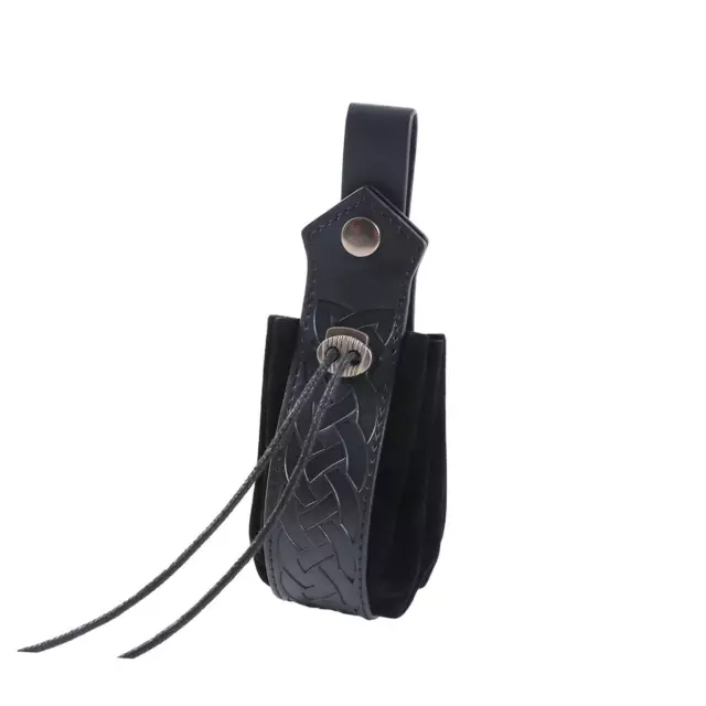 Pochette de ceinture en PU pour hommes, chevalier médiéval, portefeuille,
