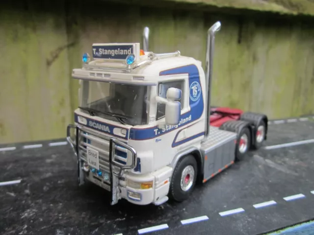 WSI Scania R4 Stangeland 6x4 with add on axle Unit Only   HH.Tekno   Code 3