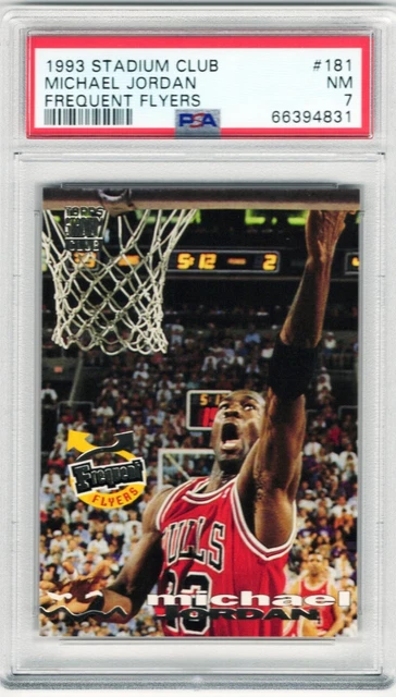 michael jordan topps stadium club frequent flyers