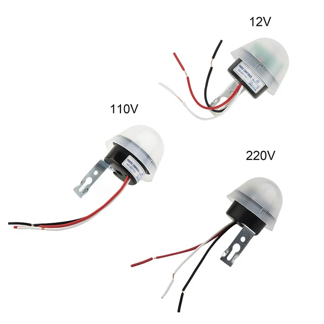 Brand New Light Control Sensor Sensor 10A 12V AC/ DC AS-20 Ajustable