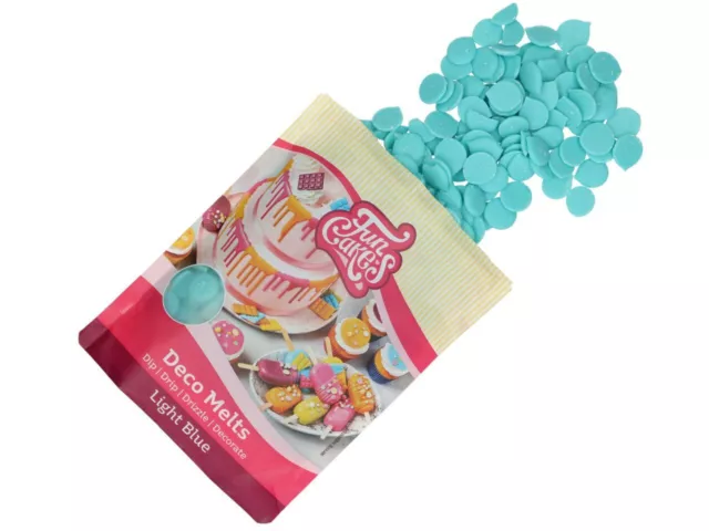 FunCakes Decorazione Si Scioglie -hellblau- 250g