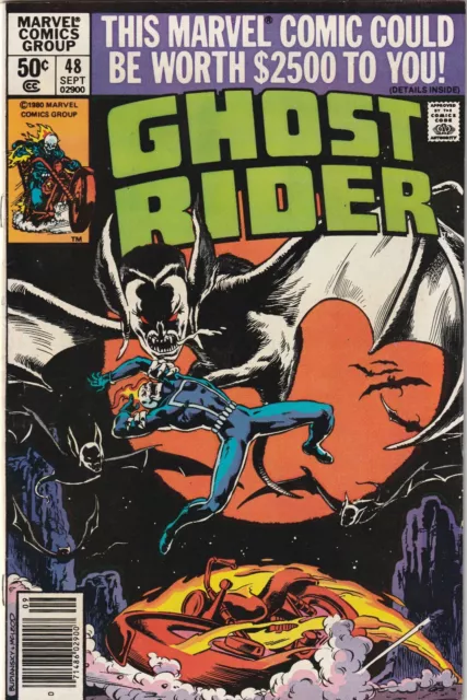 Ghost Rider #48 Marvel Comics Bronze Age Johnny Blaze Newsstand