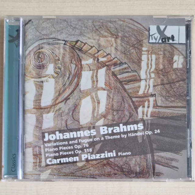 BRAHMS : Händel - Variationen Op.24, Klavierstücke Opp.76 & 118 | Piazzini