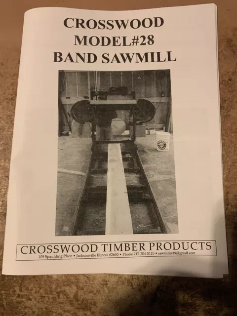 Band Sawmill Plans, Build It Yourself Complete Instructions  Prepper  Off-Grid 2