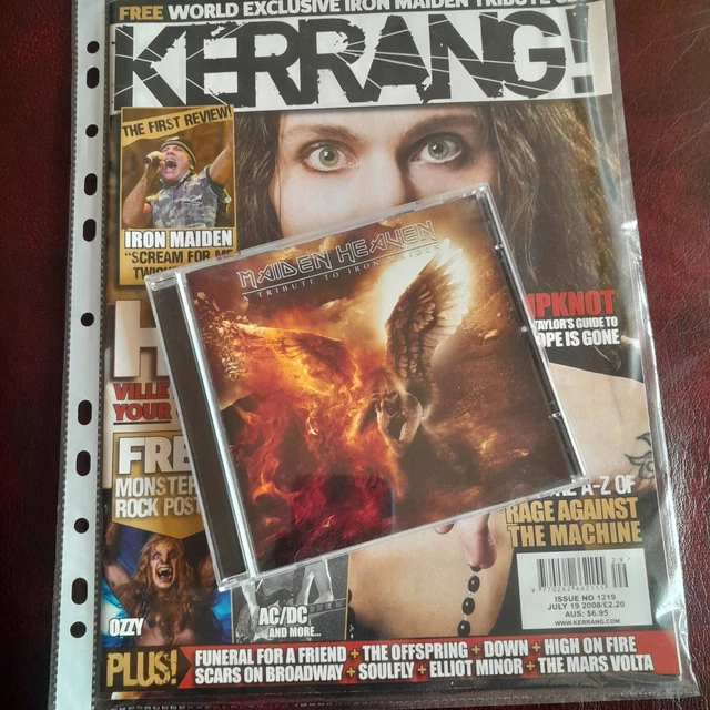 KERRANG! MAGAZINE ISSUE No 1623 Iron Maiden Eddie Cover 35th