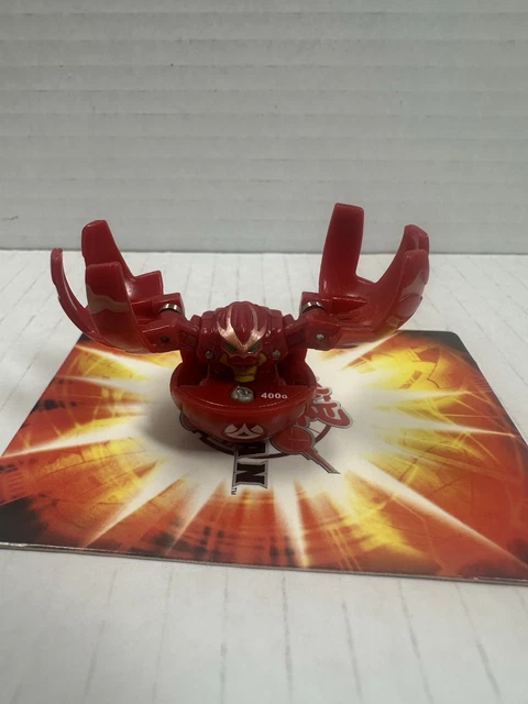 BAKUGAN FEAR RIPPER Red Pyrus B1 Classic Battle Brawlers 400g