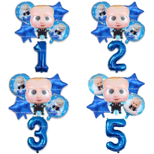 BOSS BABY BIRTHDAY Balloons Boss Baby Party Foil Balloons Boss Baby ...