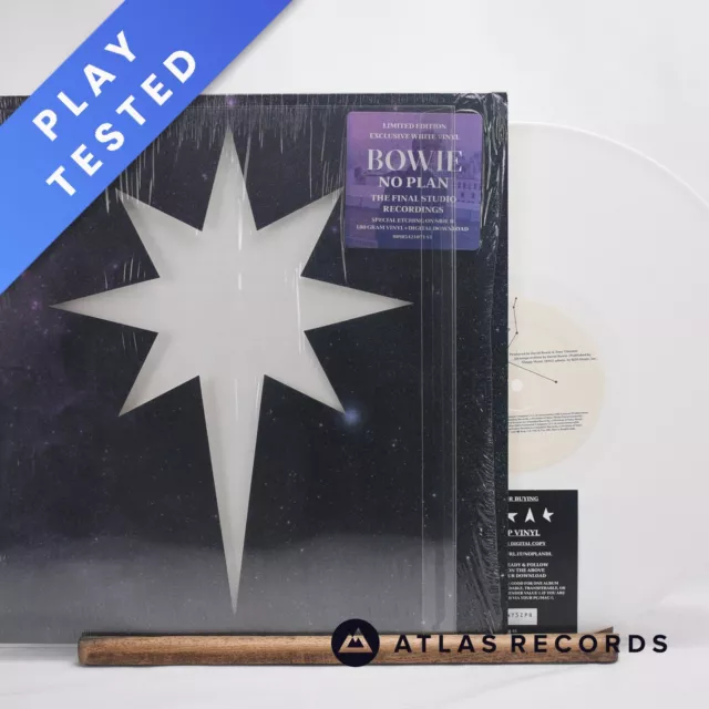 David Bowie No Plan EP White Limited Edition 12" EP Vinyl Record - EX/EX