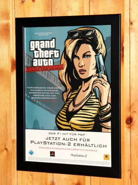 Grand Theft Auto Liberty City Stories PS2 Game Poster Multiple Sizes  11x17-24x36