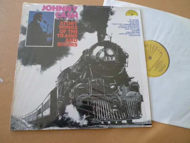 Johnny Cash & The Tennessee Two - Story Songs Of The Trains And Rivers LP