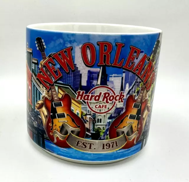 Hard Rock Cafe NEW ORLEANS Vintage Mug  NOLA  Coffee Mug Tea Mug Rare Guitars