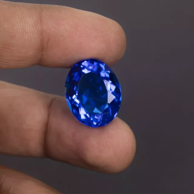 25.0 Ct Certified Natural Beautiful Oval Cut Blue Topaz Loose Gemstone Z-580