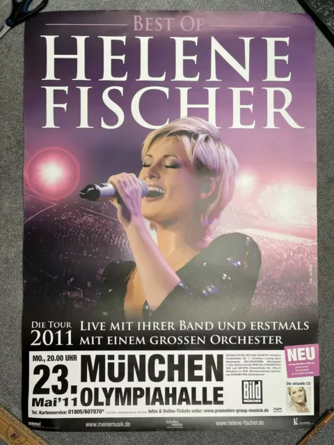 Plakat Poster "Helene Fischer" Konzert München 23. Mai 2011 Musik Foto