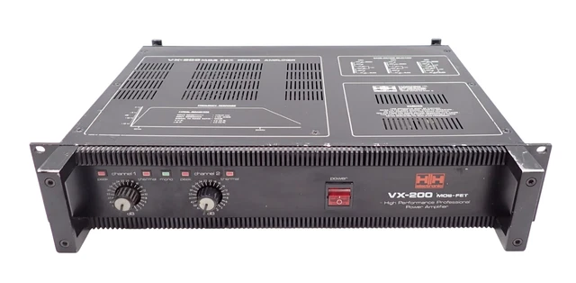 HH ELECTRONIC VX-1200 Mos-Fet Power Amplifier Sunset Sound Factory