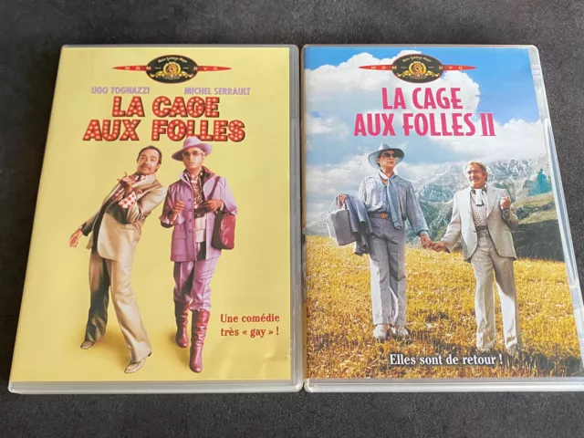 La Cage Aux Folles 1 Et 2 Lot 2 Dvd Michel Serrault Ugo Tognazzi