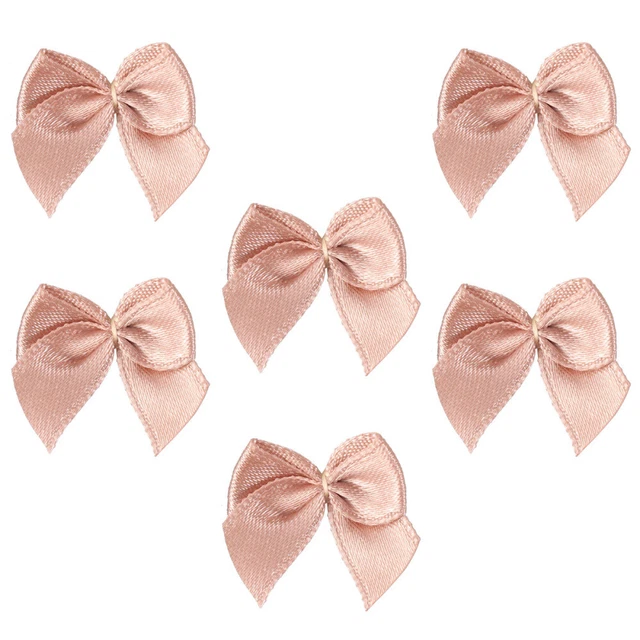60 Pcs Adornos Navideños Para Exterior Tree Top Bow Applique Baby