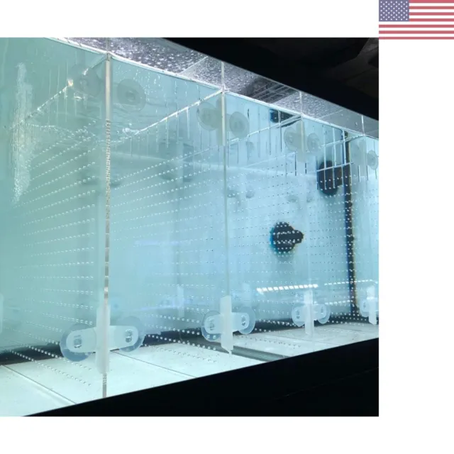 Acrylic Aquarium Divider Kit - Lightweight, Clear, Modern - 20gal Long Aqueon